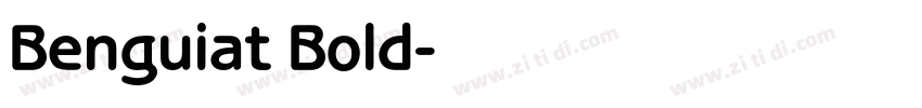 Benguiat Bold字体转换